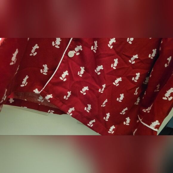 Men's Disney Mickey Mouse Red Pajama Top only, Size 2XL - Picture 4 of 15